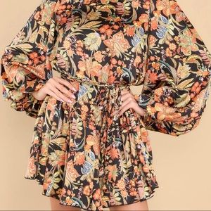 Spontaneous Love Black Floral Print Mini Dress
MED